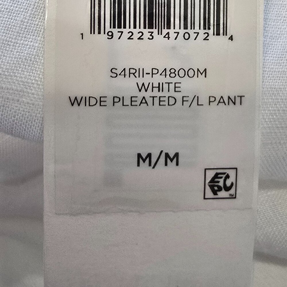 Eileen Fisher Wide Leg Pleated F/L Pant 100% Organic Linen Womens NWT NEW - Picture 12 of 12